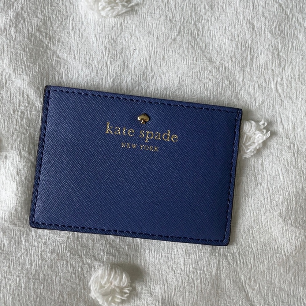 Kate Spade Blue card holder new